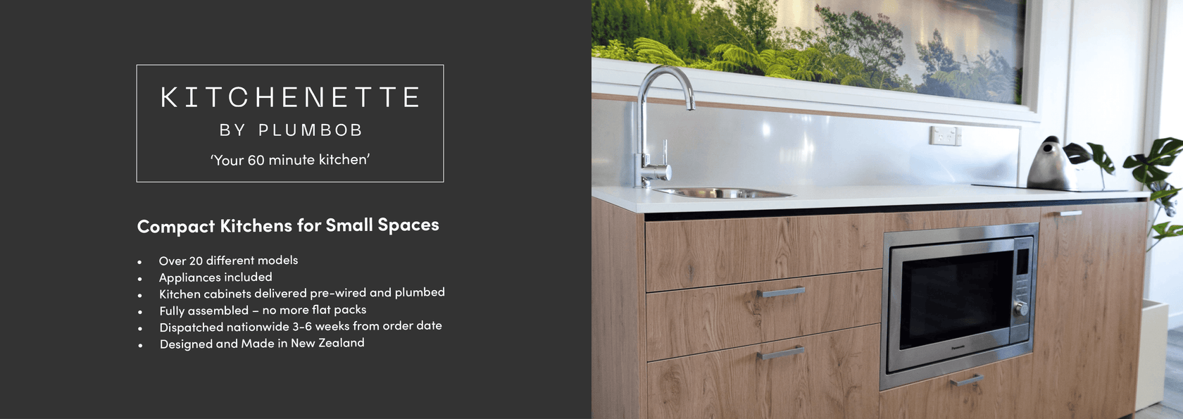 Kitchenette by Plumbob - compact kitchens for small spaces