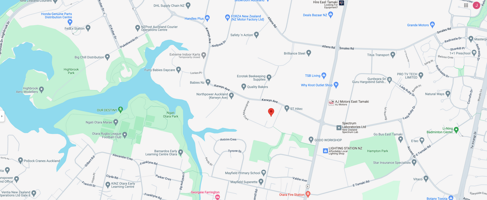 The Display Store location on map
